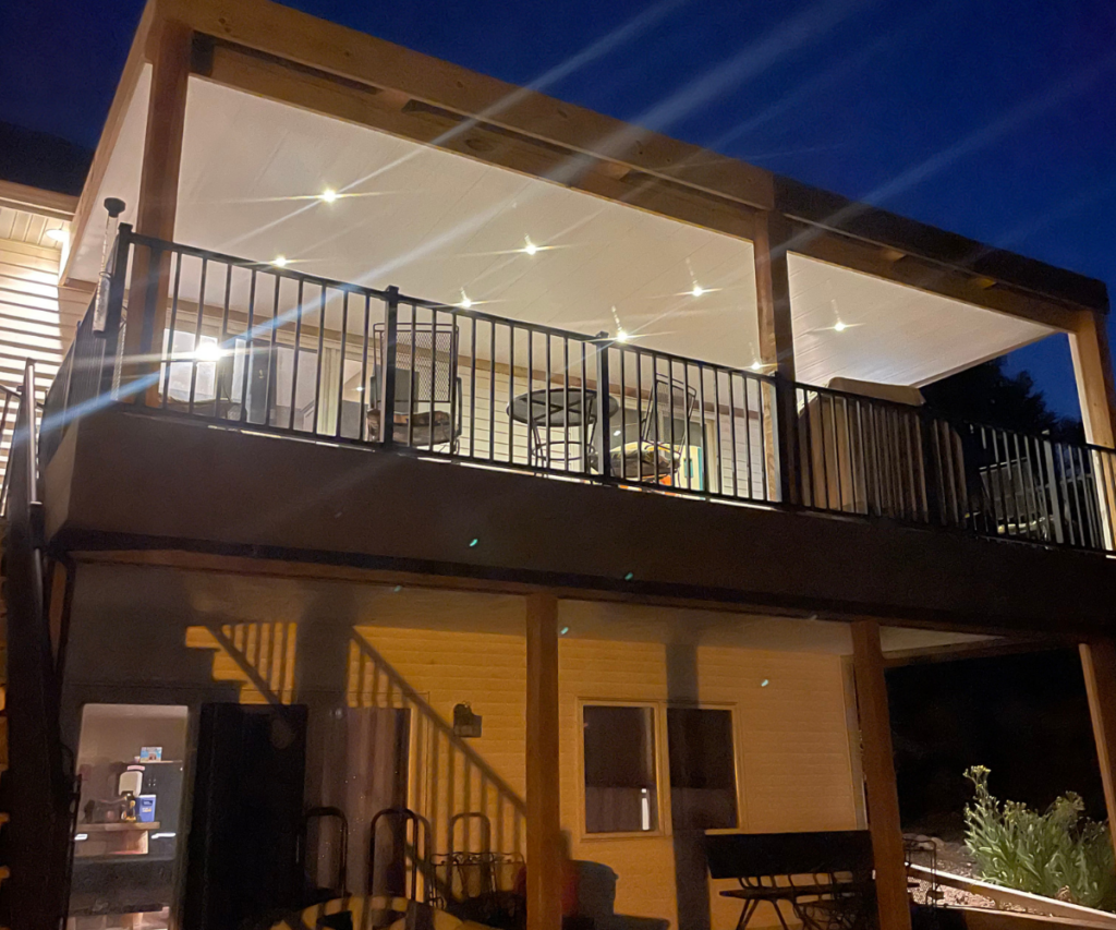 Zip•Up Ceiling Product show in white.