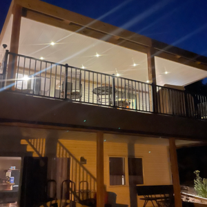 Zip•Up Ceiling Product show in white.