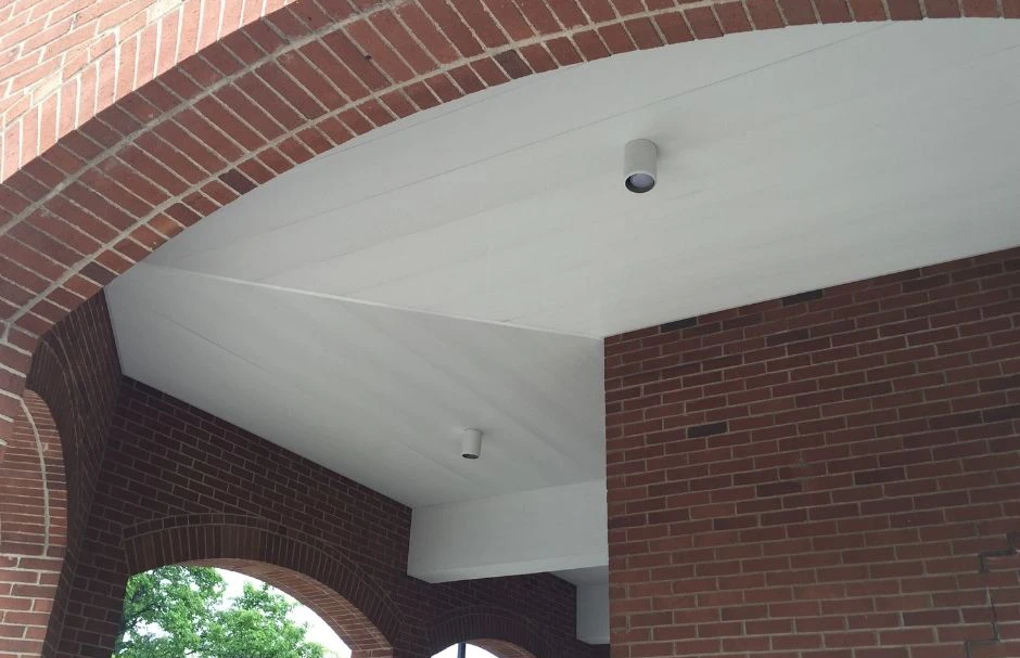 Zip-UP® Ceiling works great for exterior uses such as commercial ceilings, walkways, and soffit systems. Not only will your space be left with a sleek look, it also provides protection that will withstand the different seasons.